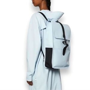 NEW Rains Light Sky Blue Classic WATERPROOF Backpack Mini UNISEX